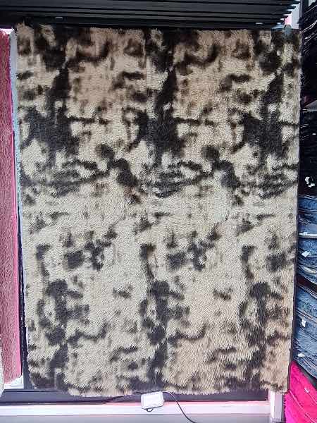 Tapete peludo grande de 1,5 × 2 m