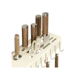 Organizador de cocina en L para utensilios y cubiertos